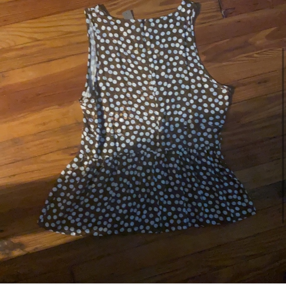NWOT J. Crew Peplum Blouse - Picture 2 of 4